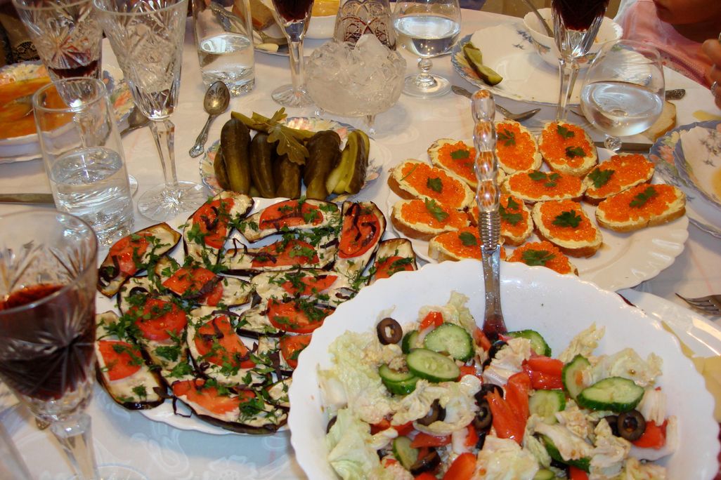 Russian zakuski