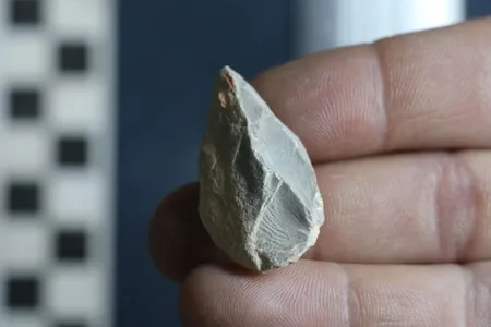 A stone point from Chiquihuite cave