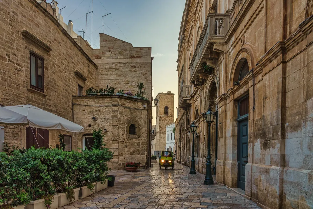 Early morning in Polignano a Mare