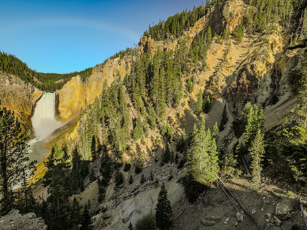 Rainbow over the Lower Falls in Yellowstone | Smithsonian Photo Contest ...