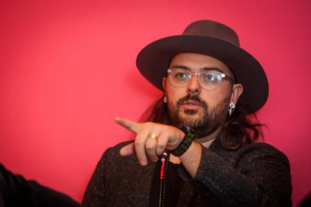 “I wanted to speak back to the memory of Amite, to let him know we’re still doing this work”— traditional salmon fishing as well as basket weaving, says Jordan Bennett. 