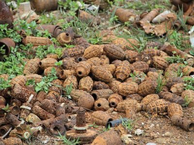 A foundry in Phonsavan, Xieng Khouang province in Laos has processed over 85,000 live bombs to date. The country is still riddled with unexploded ordnance—a legacy of the United States' nine-year secret war. 