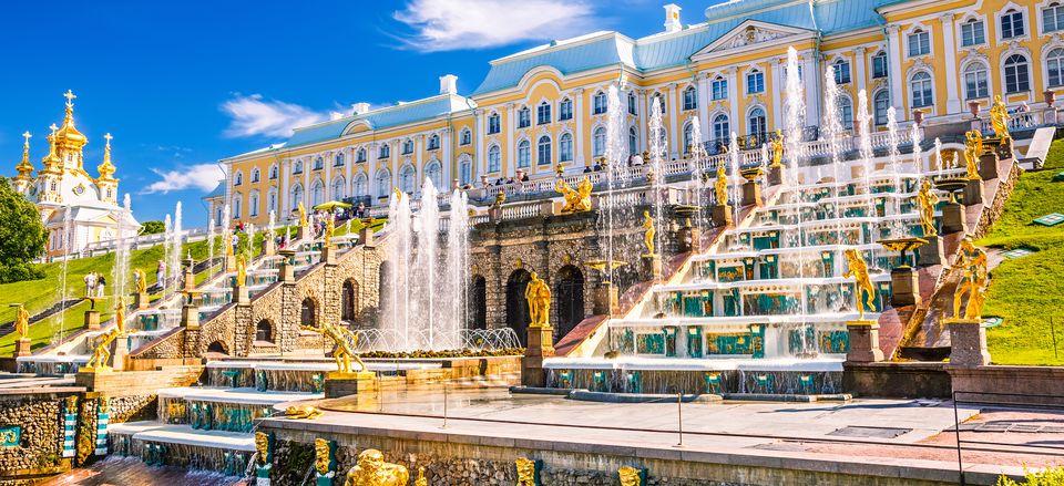  The magnificent fountains of Peterhof are an important aspect of the gardens.  