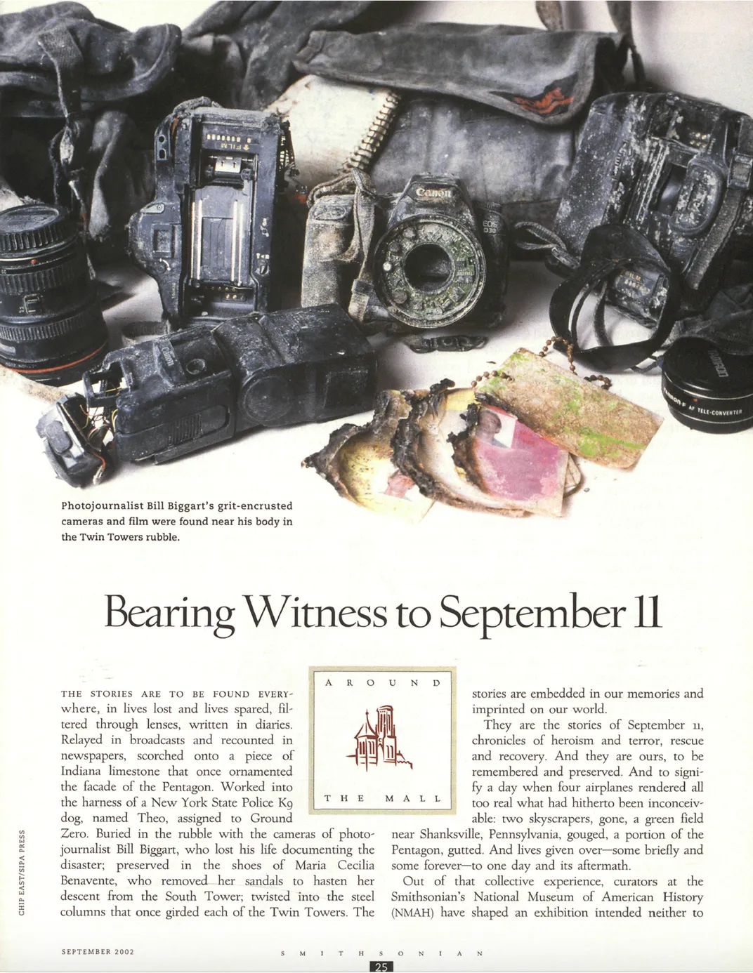 Page from the July 2002 issue of <em>Smithsonian</em> magazine