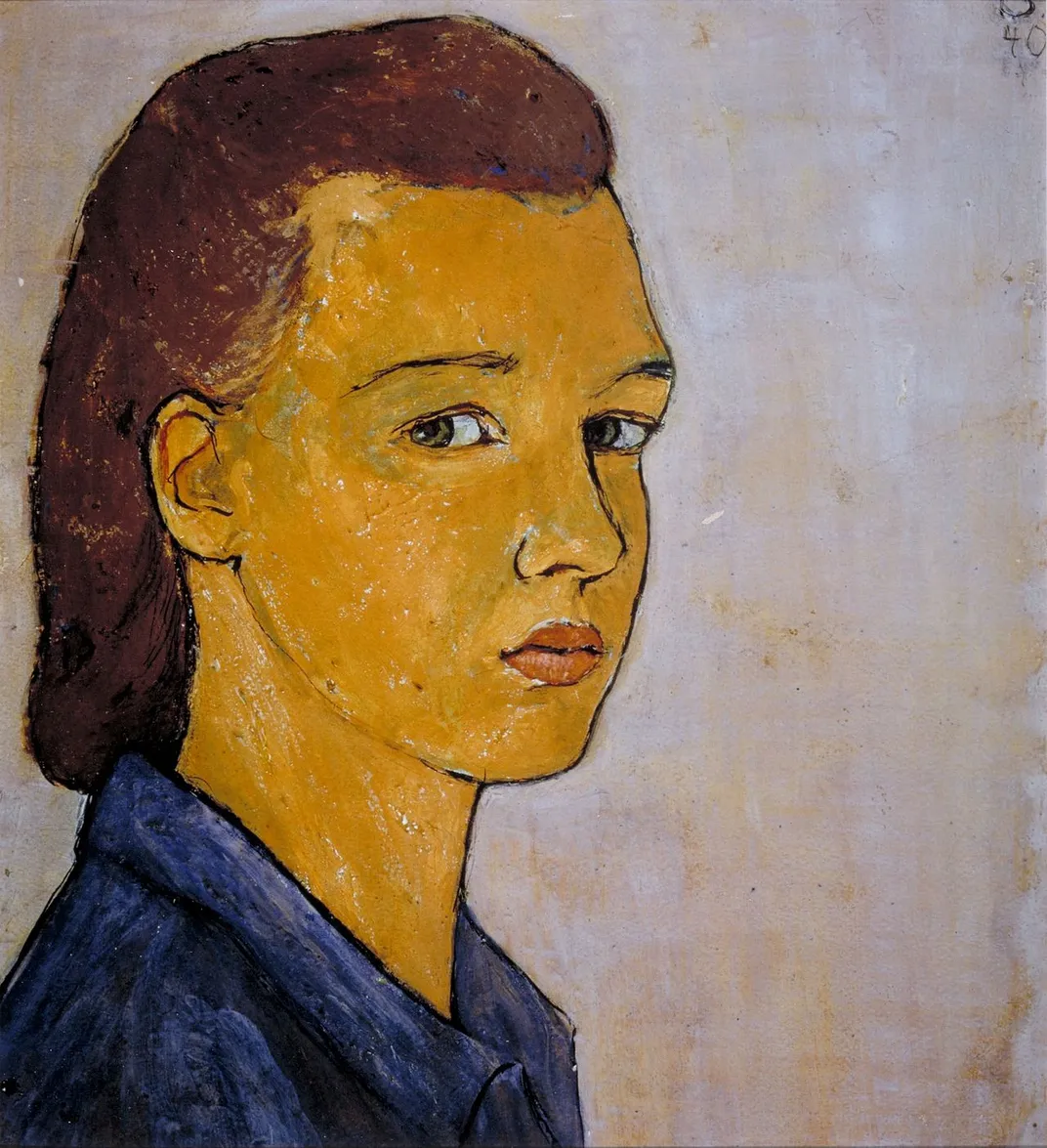 Charlotte Salomon self-portrait