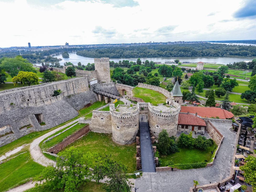 Medieval fortress in Belgrade, Serbia
