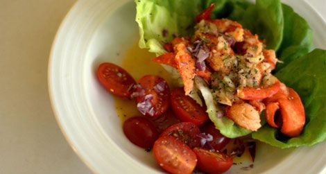 Summer lobster salad