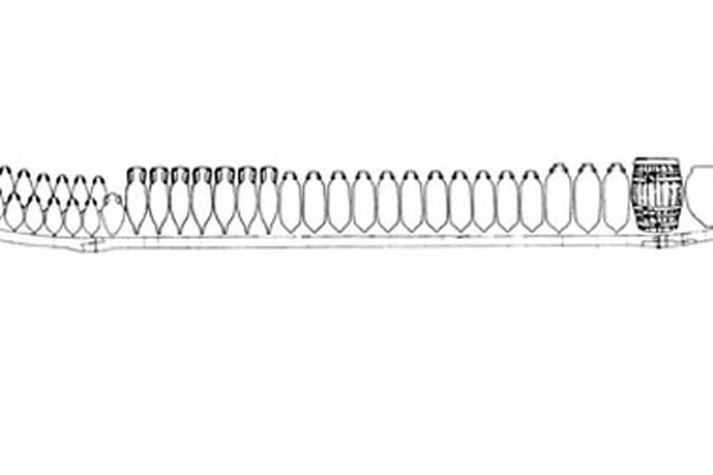 Diagram of Grado ship relic