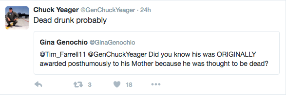 Chuck Yeager’s Wild Week on Twitter