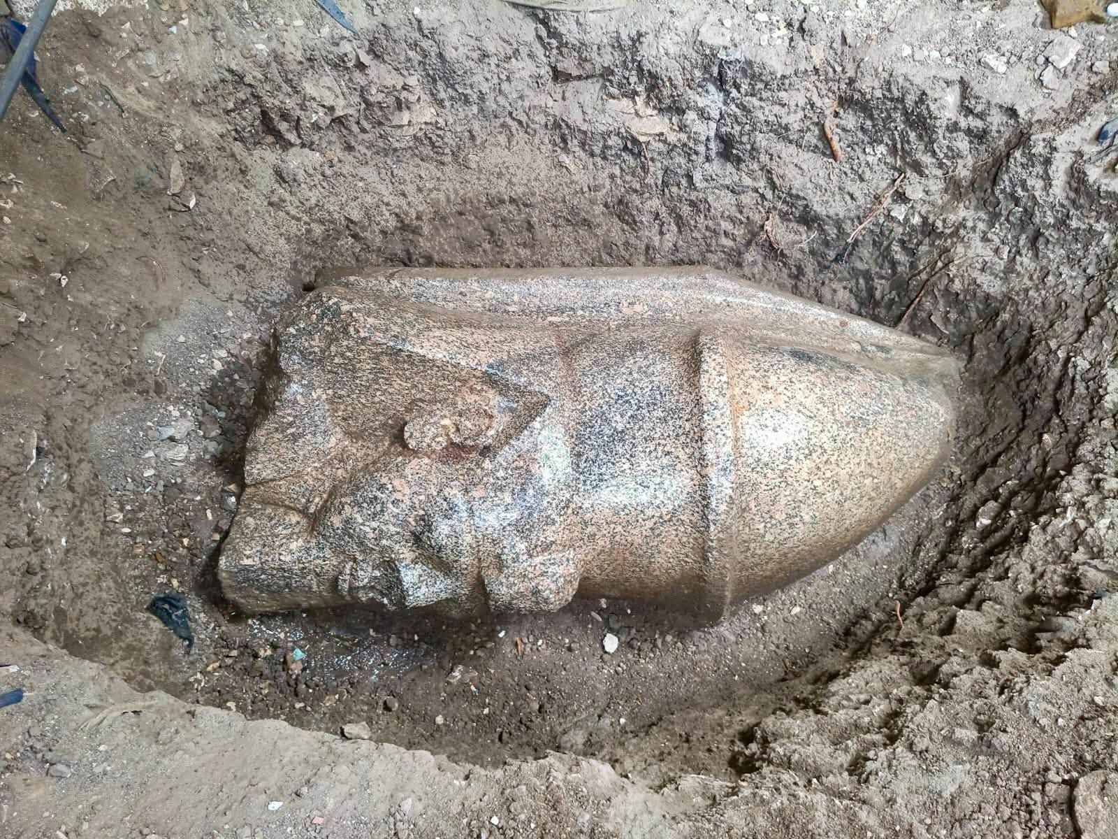A Farmer in Egypt Stumbled Upon a Pink Stone and Called the Authorities. They Found the Remains of Two Colossal Statues of Ramses II Beneath the Property