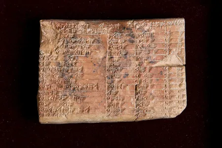 This clay tablet written around the year 1800 B.C.E. may represent the oldest known use of trigonometry