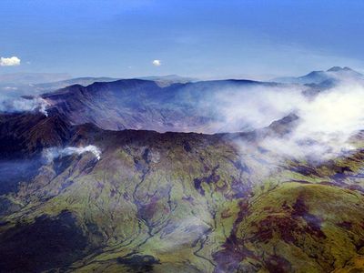 The 1815 eruption of Mount Tambora in Indonesia left a huge crater, along with a sometimes unexpected legacy.