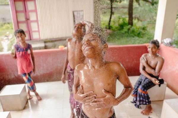 Joyful Moments Under the Shower thumbnail