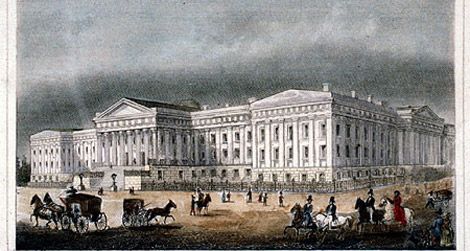 The Patent Office Building as it looked before the Civil War