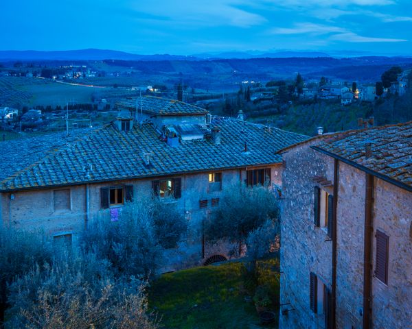 Tuscan Countryside at Dusk thumbnail