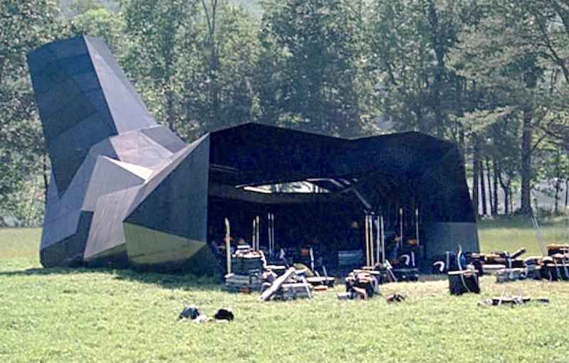 The Cornucopia used during the 74th Hunger Games. Still from The Hunger Games. 