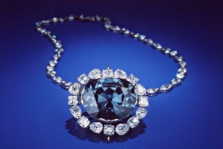 The Hope Diamond came to the Smithsonian’s National Museum of Natural History in 1958. Since then, museum scientists have uncovered a lot about the diamond’s intriguing past. (Dane A. Penland, Smithsonian)