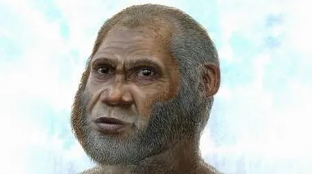 An artist's conception of the unusual humans living in southwestern China 11,500 to 14,300 years ago.