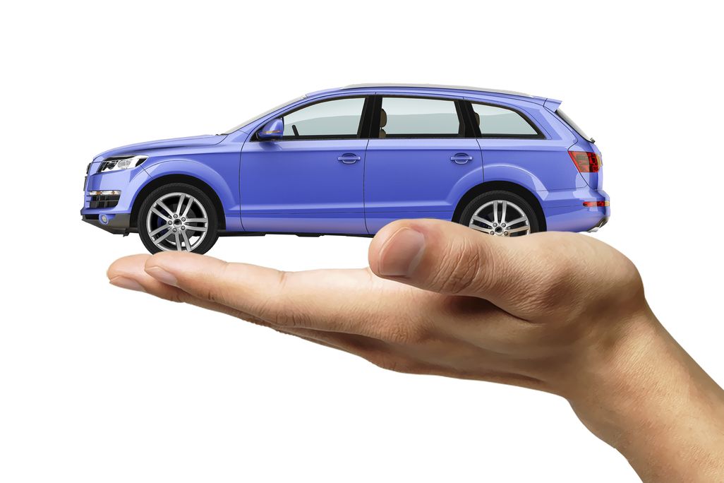 car held in hand