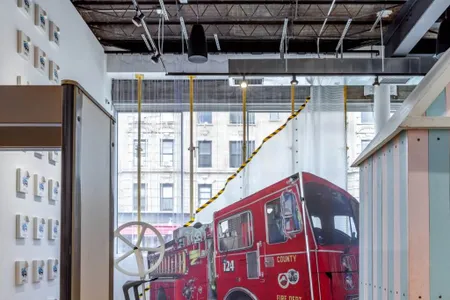 It’s often difficult to tell “where the art ends and the building begins”