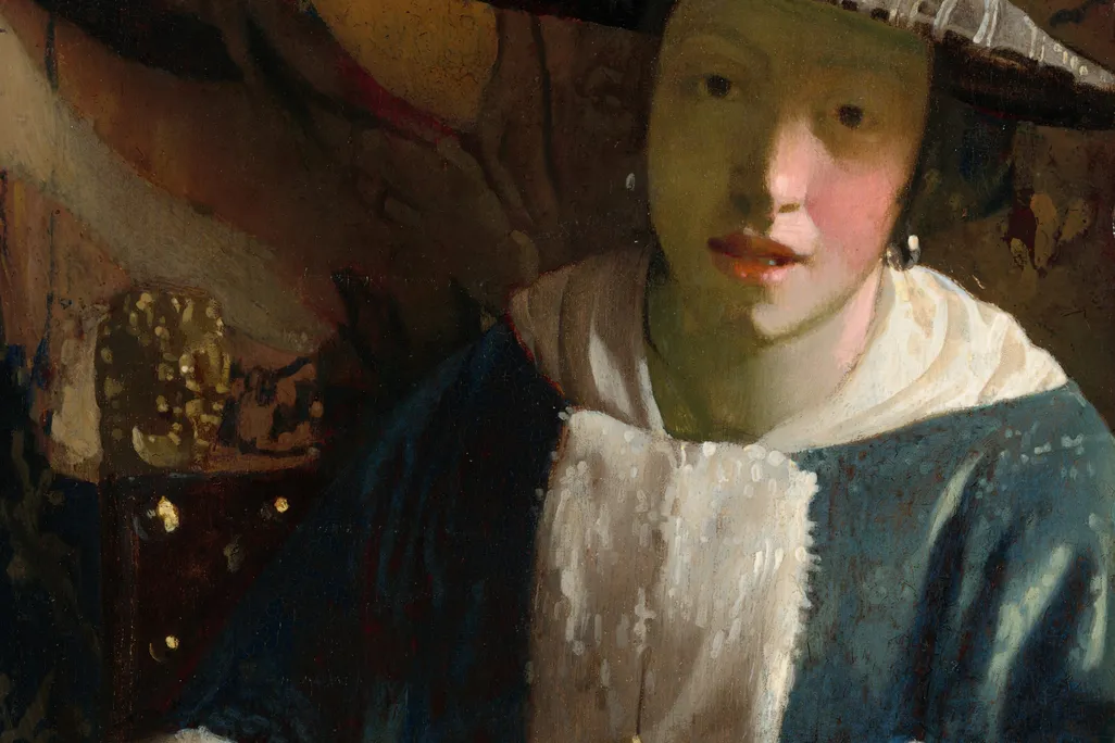 “Girl with a Flute,” from the studio of Johannes Vermeer