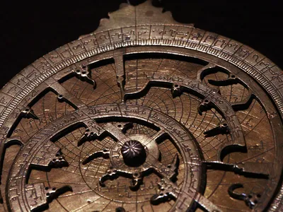 Astrolabes were astronomical calculating devices that did everything from tell the time to map the stars. This 16th century planispherical astrolabe stems from Morocco.