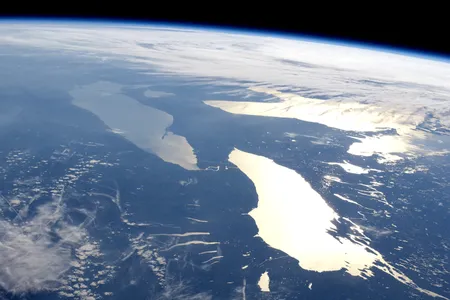 Great lakes Huron, Ontario, and Erie