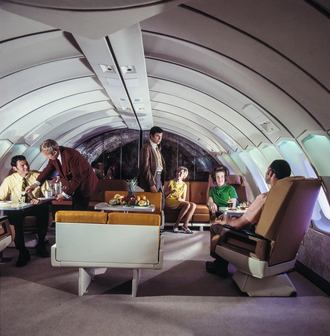 747 first class cabin