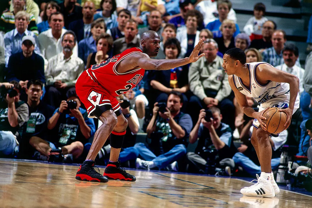 Michael Jordan in the 1998 finals