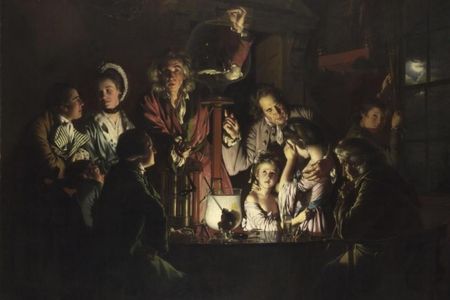 Joseph Wright's "An Experiment on a Bird in an Air Pump," 1768