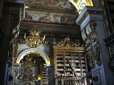 The University of Coimbra’s grand old Biblioteca Joanina houses both books and bats.