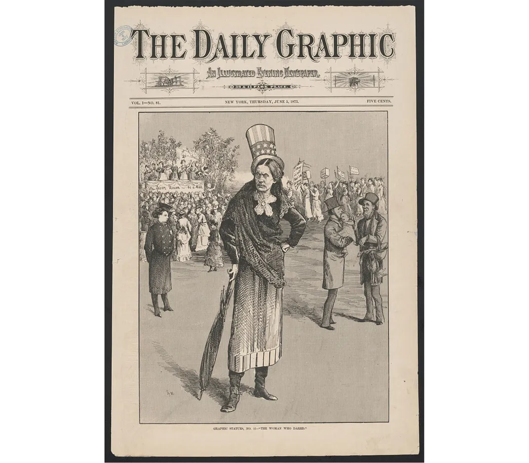 The Daily Graphic, v. 1, no. 81 (1873 June 5) Susan B. Anthony