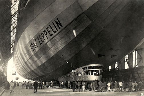 Eighty years ago, a beautiful blimp took to the sky.