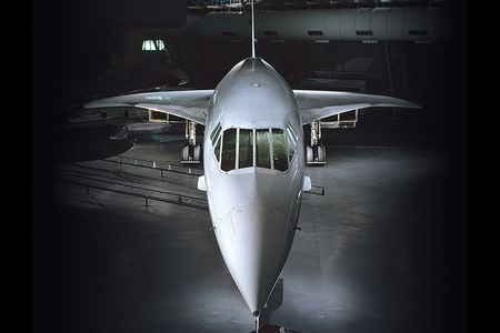 Part of the jet set: The Museum’s Concorde was the first in the fleet to open service between Paris and New York.