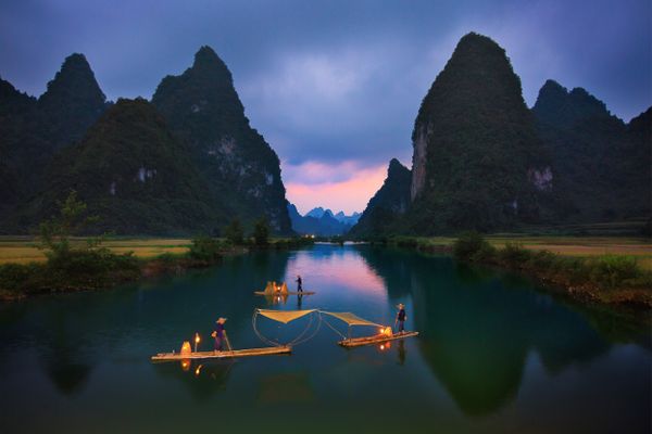 Afternoon in Quay Sơn river thumbnail