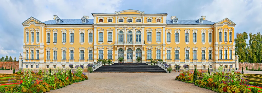The palace of Rundale, Latvia