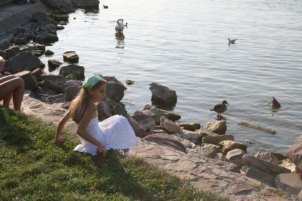 Girl at the Port of Siofok, Lake Balaton thumbnail