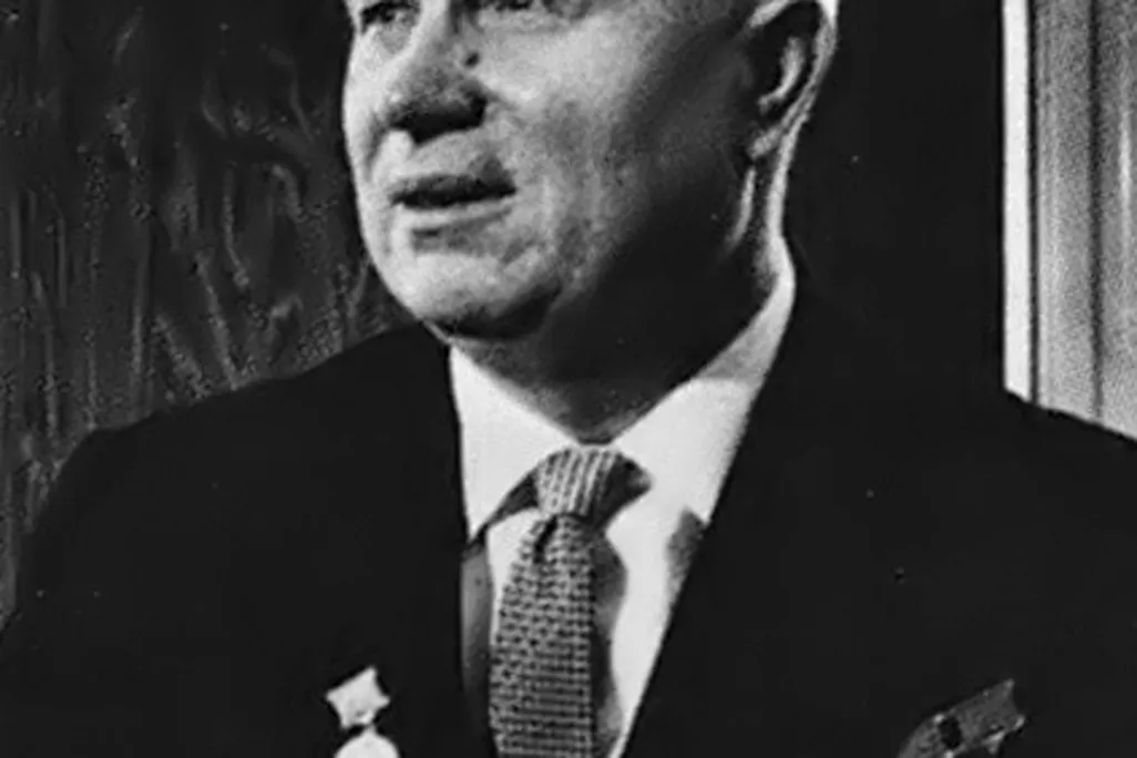 Soviet Premier Nikita Khruschev In Vienna