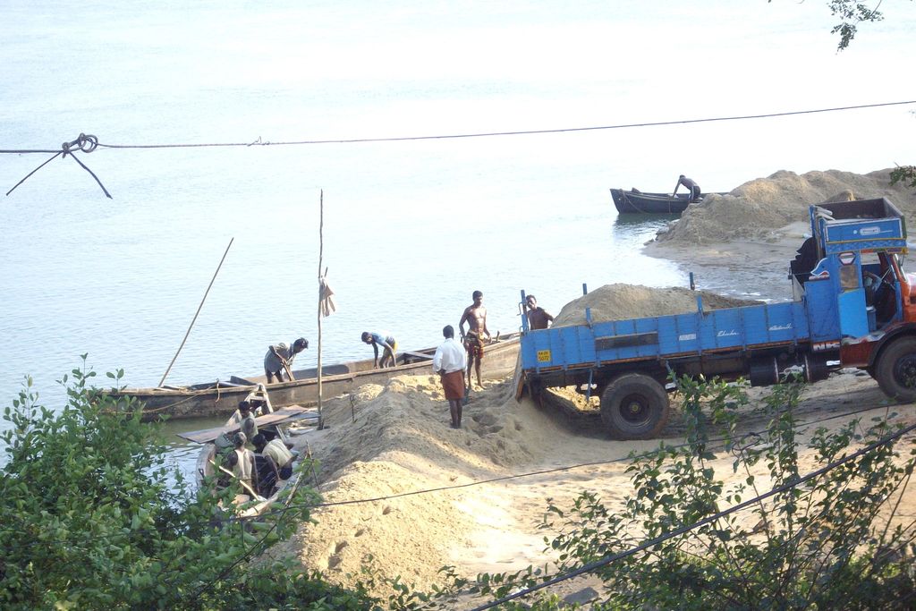 Sand mining