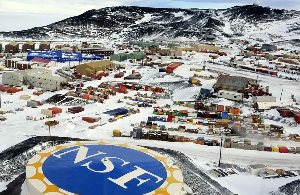 McMurdo Station from above