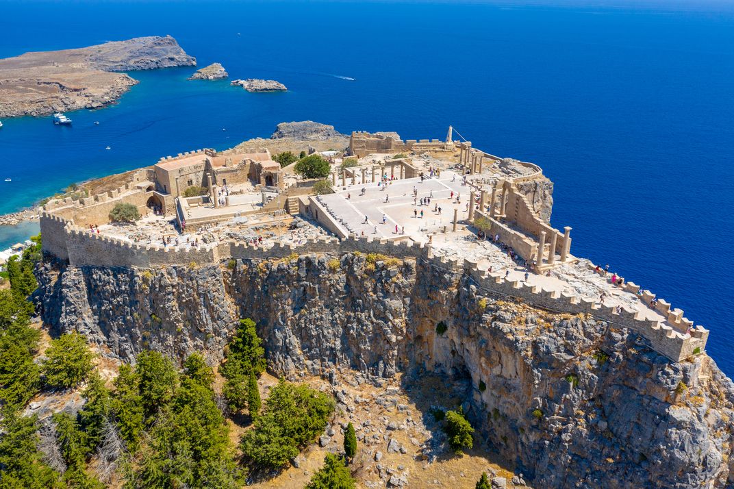 The acropolis of Lindos, Rhodes