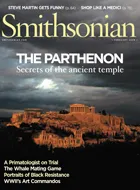 Cover of Smithsonian magazine issue from February 2008