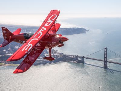 Sean D. Tucker says the Oracle Challenger III is "truly a magic carpet—just a dream to fly."