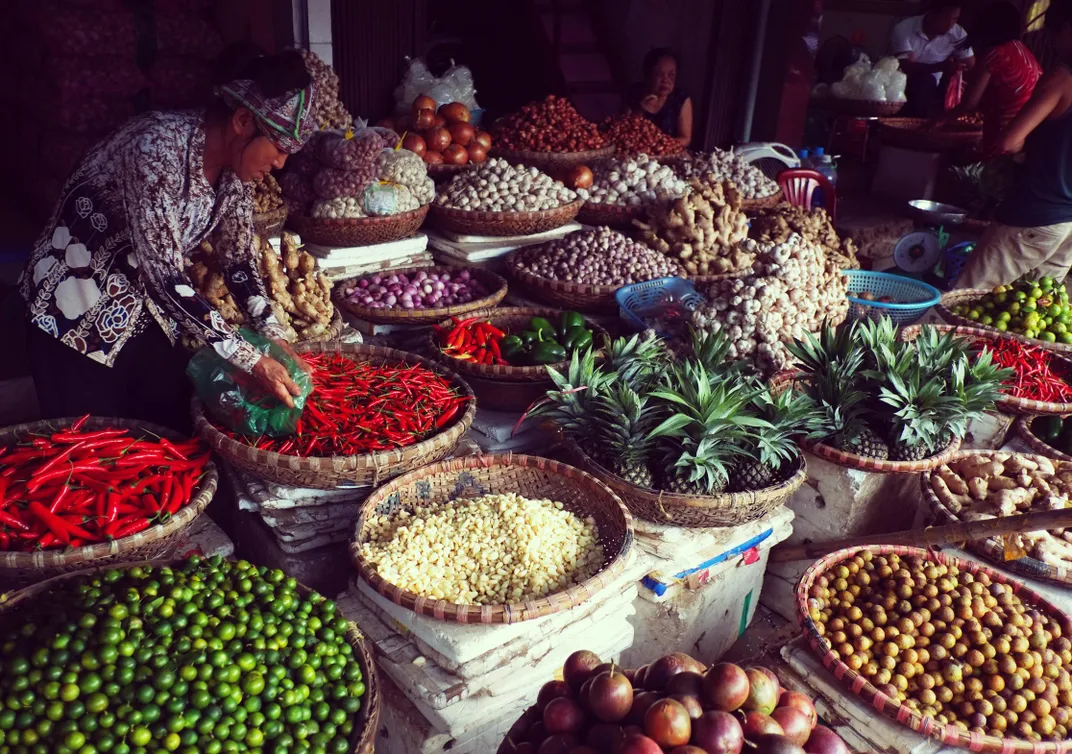 Street market in Hanoi. Credit: Patrick McGregor