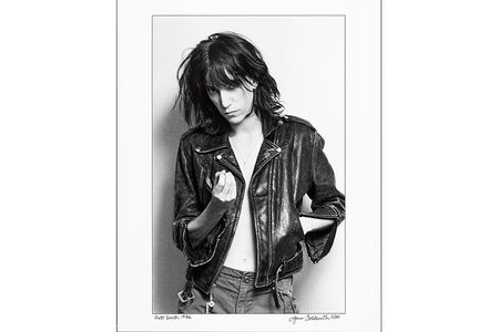 This portrait of Patti Smith, a photograph by Lynn Goldsmith, was taken in 1976, a year after Horses, Smith’s breakout album. 
 