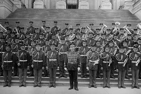 U.S. Marine Band on the steps of the U.S. Capitol in Washington, D.C.