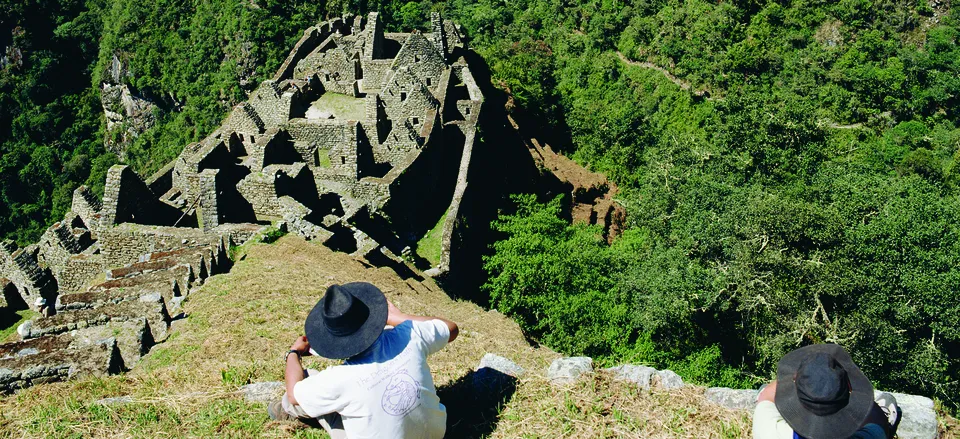 Pondering the site, Machu Picchu. Credit: Inka Terra Machu Picchu