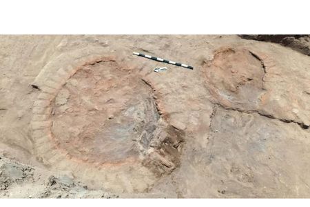 The circular ovens may have been used to bake bricks or pottery.