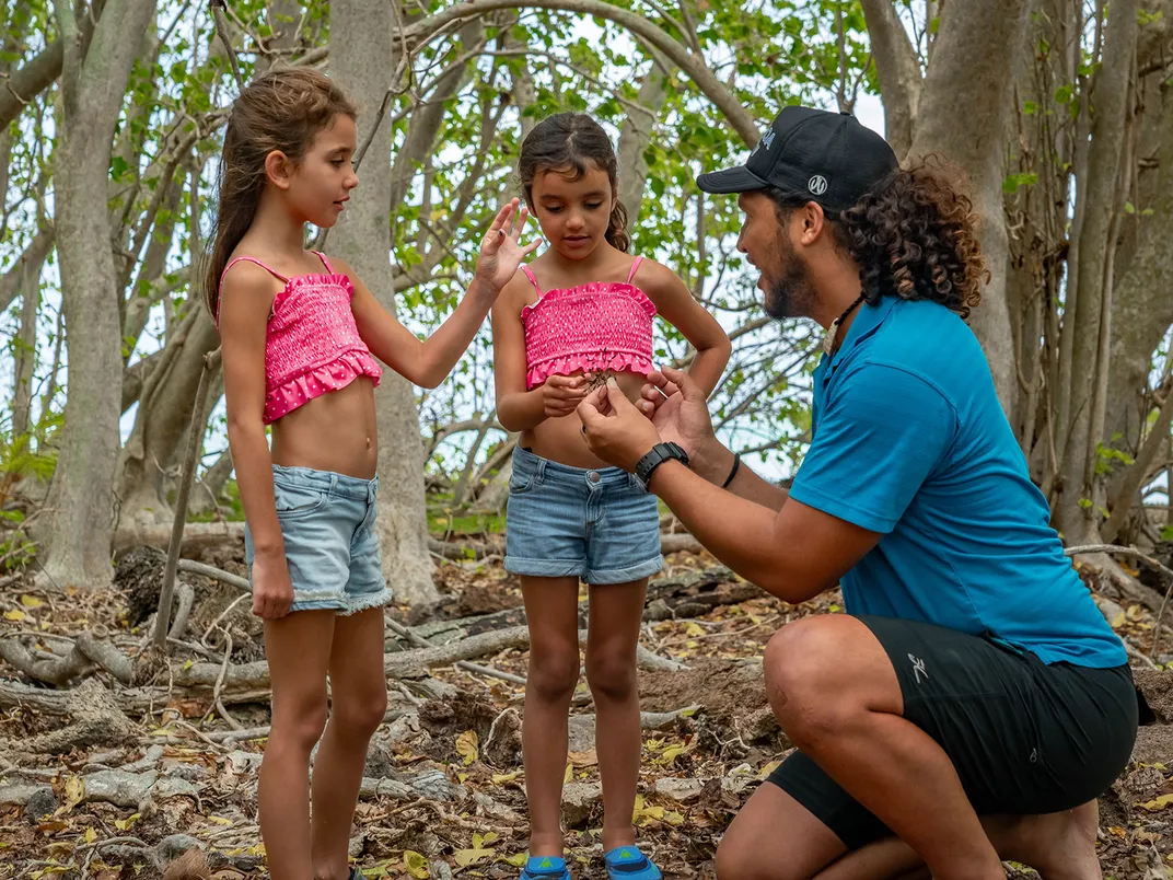 Tihoni Maire and Children