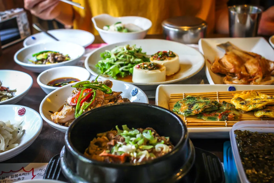 Traditional Korean dishes